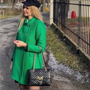 NWT ZARA BUTTONED TAILORED COAT